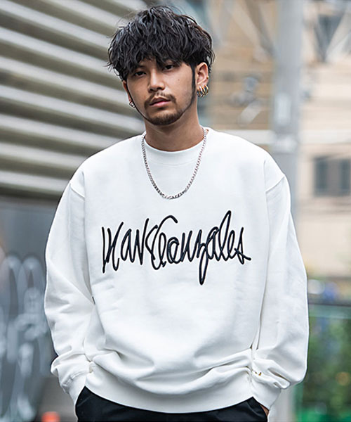 スウェット・トレーナー Mark Gonzales MG SPORTS PIPING LINE SWEATSHIRT MG SPORTS PIPING LINE SWEATSHIRT - BLACK - 마크곤잘레스 공식