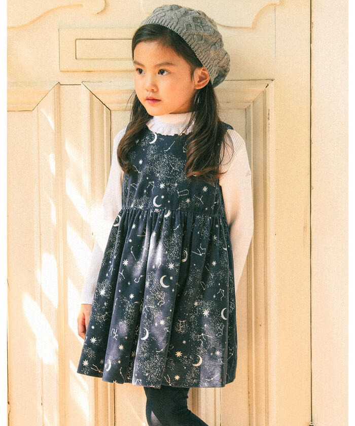 店舗限定色　エコネコワンピース　110cmキッズ服女の子用(90cm~)