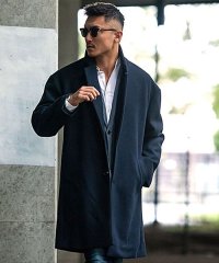 CavariA/キャバリア CavariA CavariA ドロップショルダーチェスターコート ロングコート/505032549