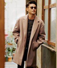 CavariA/キャバリア CavariA CavariA ドロップショルダーチェスターコート ロングコート/505032549