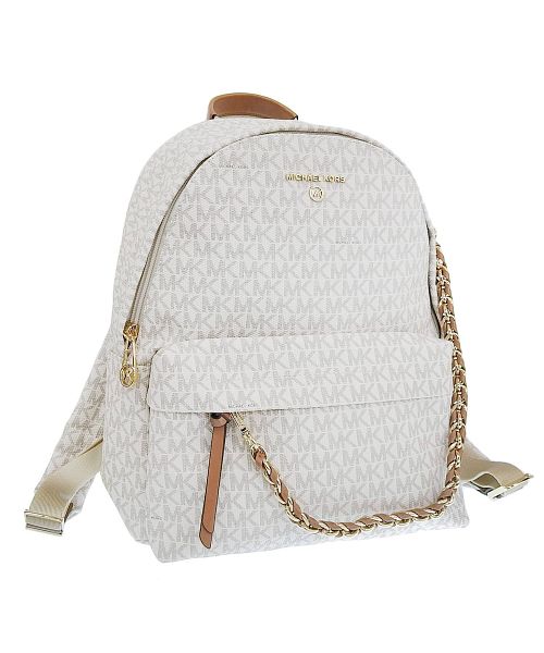 マイケルコース SLATER MD バックパック リュック 美品 公式アウトレット】SLATER チェーン バックパック ミディアム