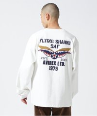 AVIREX/《WEB&DEPOT限定》EMBROIDERY L/S T－SHIRT FLYING SHARKS/エンブロイダリー フライングシャーク/504914589