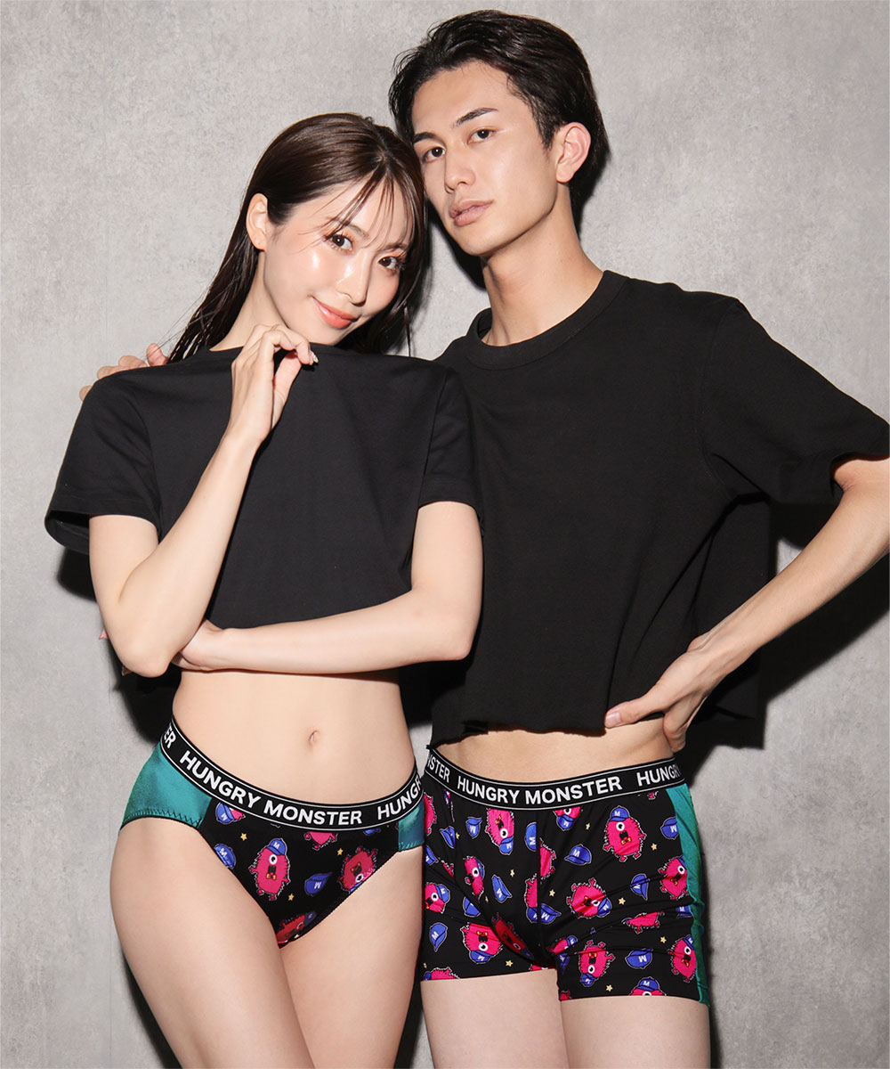 ▽MONSTERS柄 メンズ ボクサーショーツ【返品不可商品
