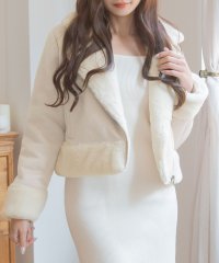 JULIA BOUTIQUE/ジュリアブティック JULIA BOUTIQUE フェイクムートンライダースジャケット/22617/505036174