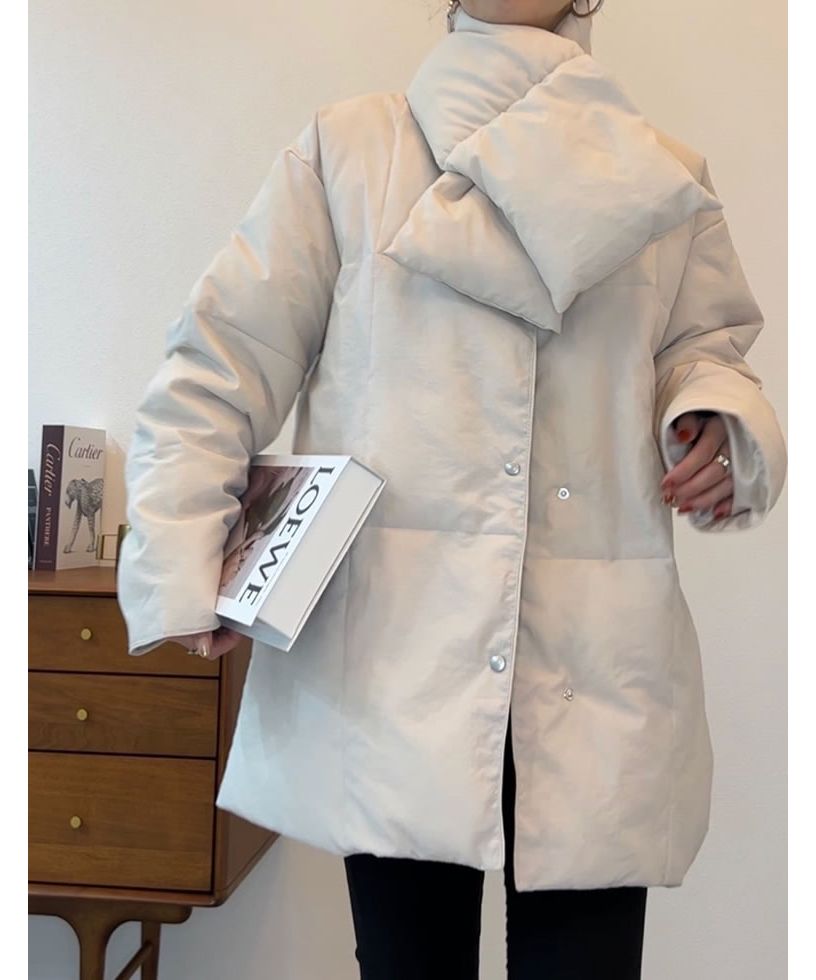 H＆M Maison Martin Margielaノーカラー コート ベージュ