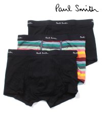 Paul Smith/ポールスミス Paul Smith ボクサーパンツ メンズ アンダーウェア 無地 総柄 ボーダー プレゼント ギフト ロゴ A3PCKQ 3PK 父の日【返品不/505019795