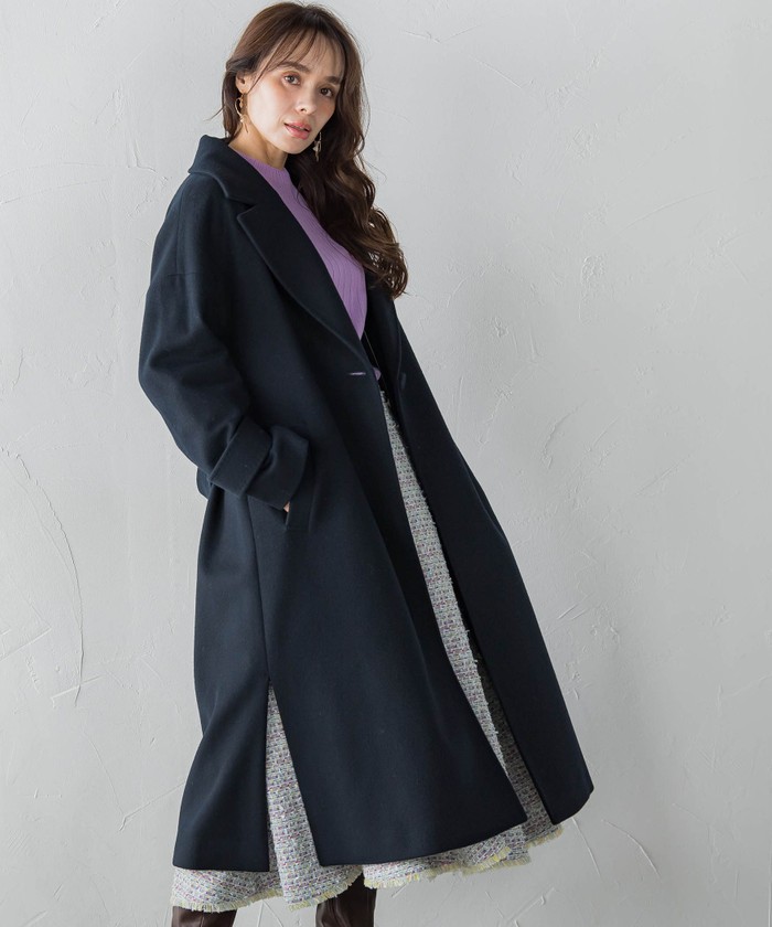 セール】ビアッジョブルー Viaggio Blu SP140Jackalロングコート セール】ビアッジョブルー Viaggio Blu SP140Jackalロングコート