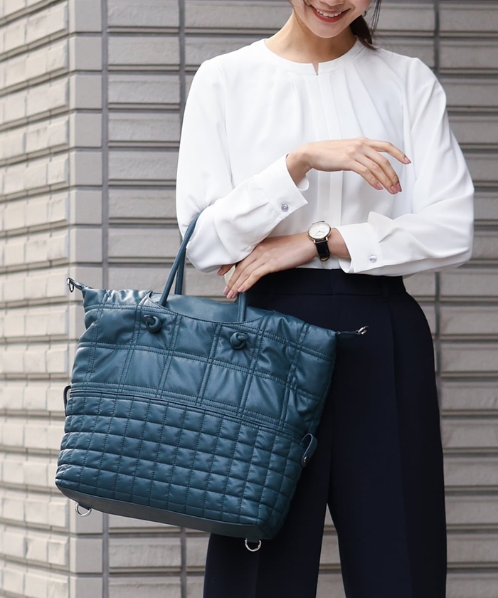 セール 40%OFF】【3WAY】キルティングデザイントートバッグ