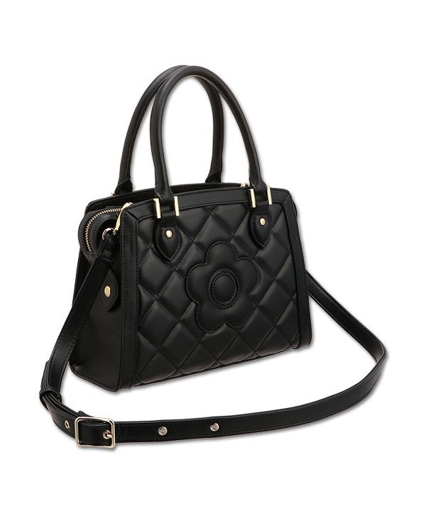 マリークワント MARY QUANT スクエアキルトデイジーパッチ 2WAY