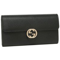 GUCCI/グッチ アウトレット 長財布 ブラック レディース GUCCI 615524 CAO0G 1000/505052210