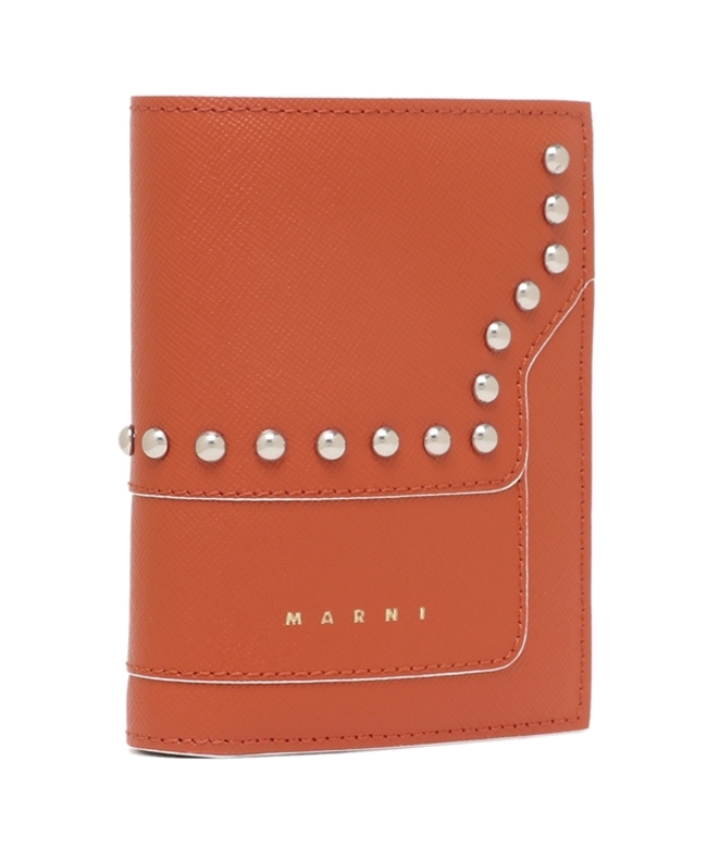定価¥93500.新品.本物 MARNI マルニ 財布 オレンジ パンプキン