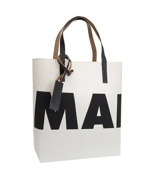 MARNI｜Tote Shopping Bag トートバッグ グリーン ラフィアエフェクトスモールトートバッグ | Marni