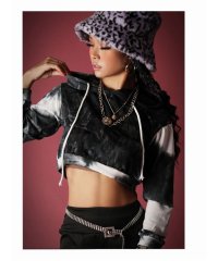 bombshell/ボムシェル bombshell パーカー・トレーナー タイダイ柄 へそ出し 長袖 派手 パーカー フーディー レッスン マーブル グラデーション 映え Bbom/505056049