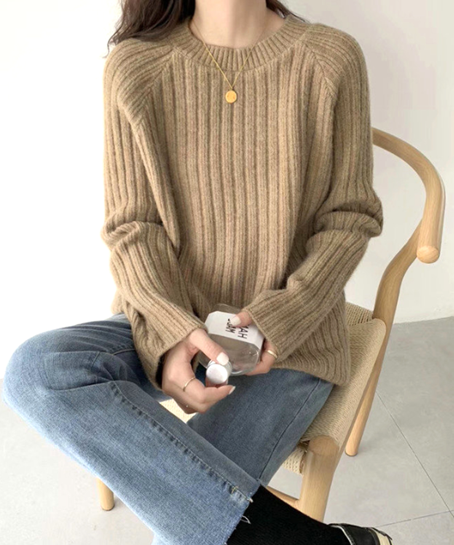 【新作】長袖セーター　まとめ売り　セット価格　色違い　秋服　カジュアル　シンプル