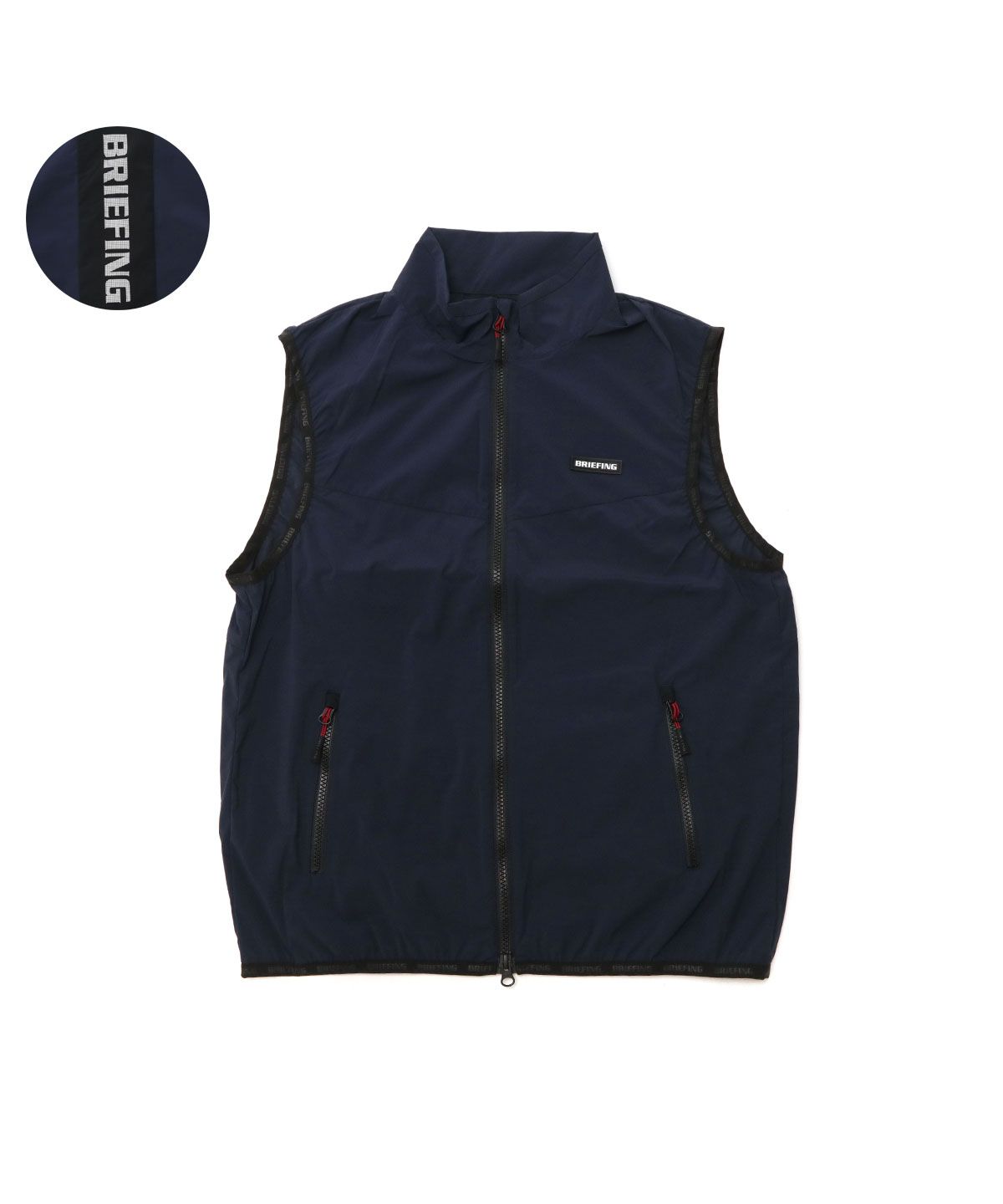 新品BRIEFING正規品MENS WIND VEST ネイビー