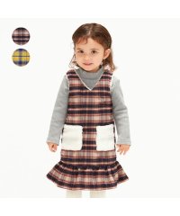 moujonjon/【子供服】 moujonjon (ムージョンジョン) チェック柄ジャンパースカート 80cm～140cm M66324/505061475