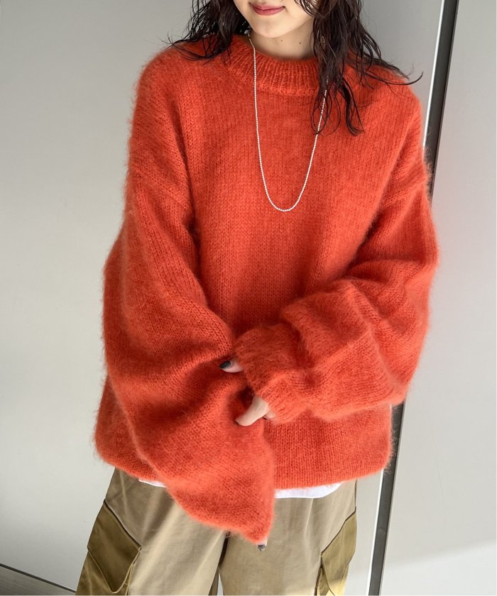 TODAYFUL / トゥデイフル ニット オレンジ アンゴラ