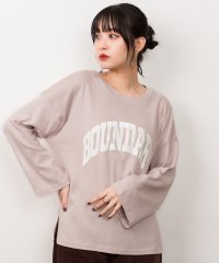 atONE/プリントTシャツ 長袖 カットソー レディース カジュアル ワイドアーム/505026177