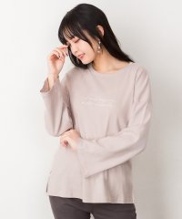 atONE/プリントTシャツ 長袖 カットソー レディース カジュアル ワイドアーム/505026177