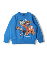 moujonjon/【子供服】 moujonjon (ムージョンジョン) 日本製働く車プリント裏毛トレーナー 80cm～130cm M56631/505064486