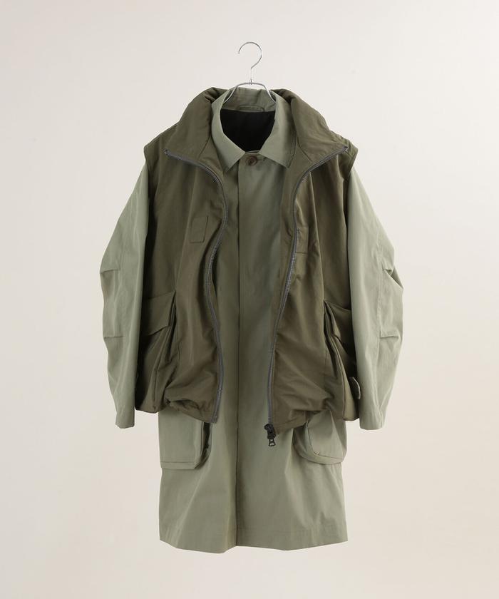 セール】emulation/別注 ExpansionCoat&vest(504843020) | ナノ セール】emulation/別注 ExpansionCoat&vest(504843020) | ナノ