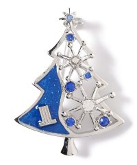 LANVIN en Bleu(JEWELRY)/ランバン オン ブルー LANVIN en Bleu セサンパ ブルーツリーモチーフブローチ/505056545