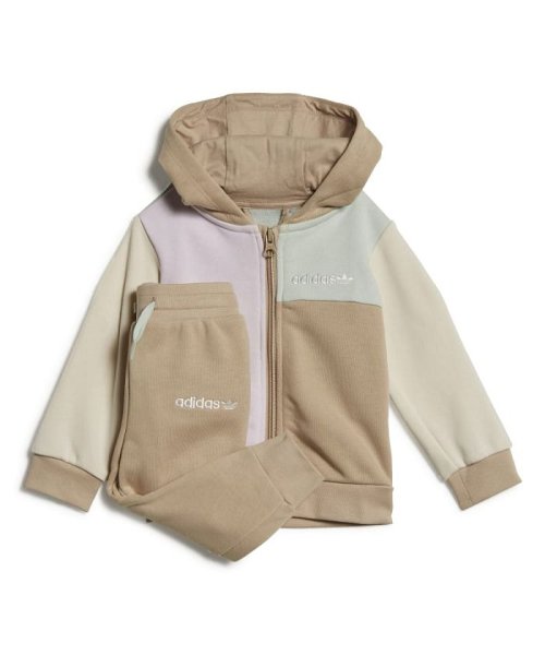 カラーブロック フルジップ パーカー セットアップ アディダス オリジナルス Adidas Originals D Fashion