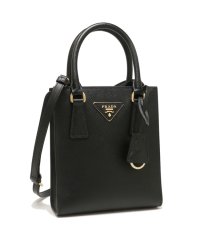 PRADA/プラダ ハンドバッグ ショルダーバッグ サフィアーノレザー トライアングルロゴ ブラック レディース PRADA 1BA358 NZV OOO F0002/505065614