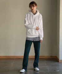 aity/aity アイティ セルフカット対応 セミフレアプリーツパンツ リブパンツ レディース ウエストゴム シンプル モード カジュアル デート お出かけ おしゃれ /505065830
