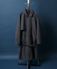ANPAS/アンパス ANPAS 【ANPAS】Melton Oversize Trench Coat Coat/ANPAS メルトン オーバーサイズ トレンチコート/505065528