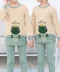TeddyShop/テディショップ Teddyshop キッズ 長袖ゆるデザインセットアップルームウェアパジャマ 上下2点セット/505066292