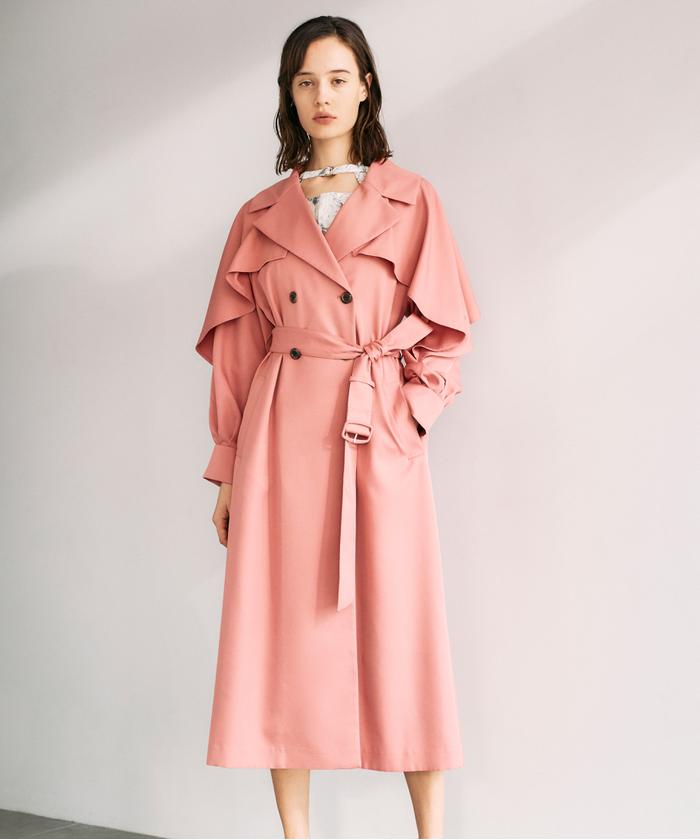 セール 60%OFF】ケープフリルトレンチコート WEB限定カラー セール 60%OFF】ケープフリルトレンチコート WEB限定カラー