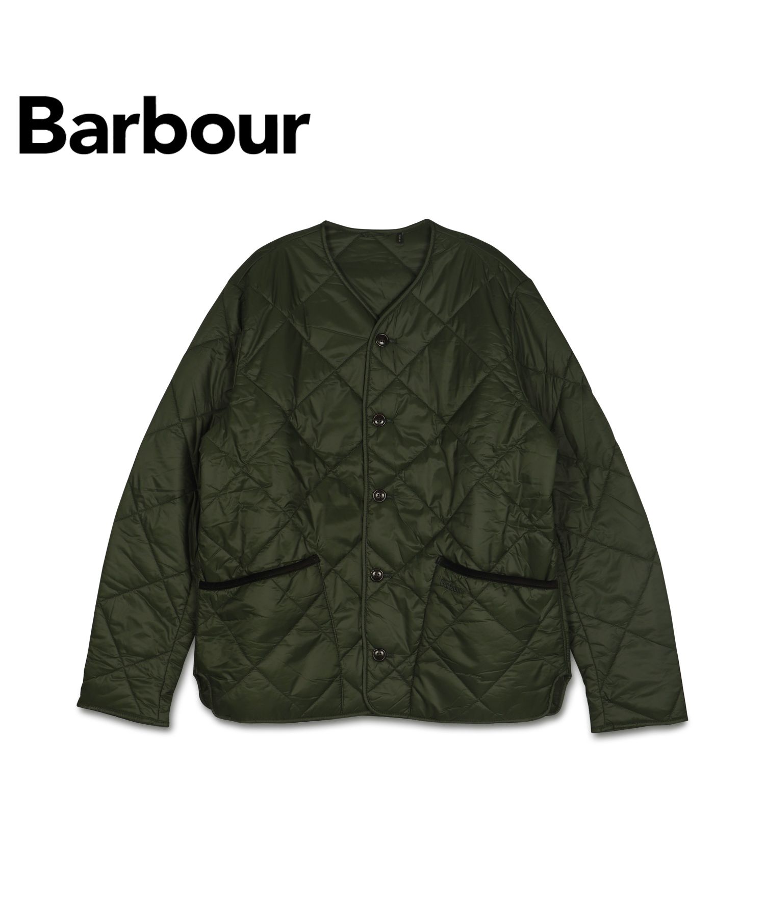 バブアー Barbour キルティングコート ノーカラーリッズデイル