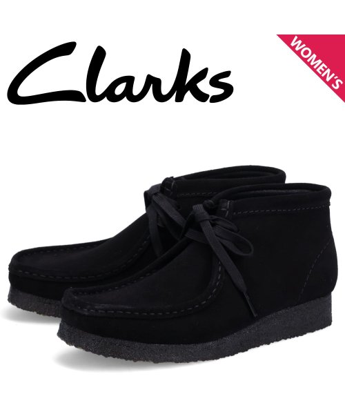 クラークス オリジナルズ Clarks Originals ブーツ ワラビーブーツ レディース Wallabee Boots ブラック 黒 クラークス Clarks D Fashion