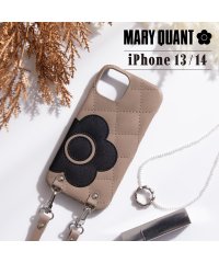 MARY QUANT/MARY QUANT マリークヮント iPhone 14 13 ケース スマホケース 携帯 レディース PU QUILT LEATHER NEW SLING C/505067726