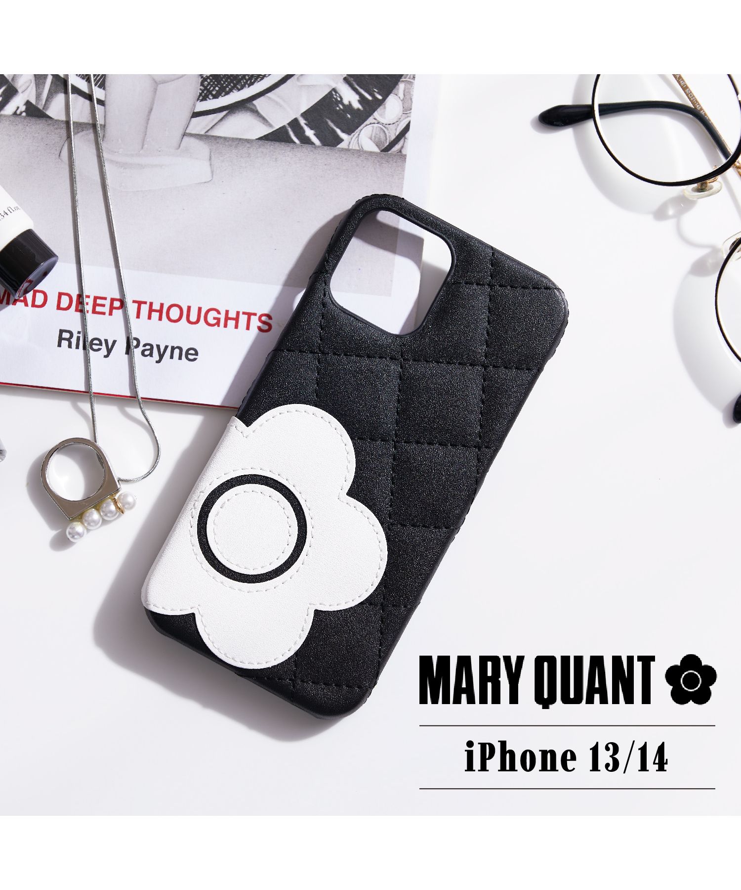 MARY QUANT マリークヮント iPhone 14 13 ケース スマホケース 携帯 