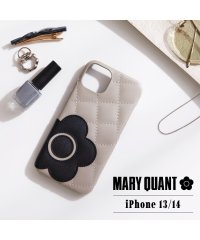 MARY QUANT/MARY QUANT マリークヮント iPhone 14 13 ケース スマホケース 携帯 レディース PU QUILT LEATHER BACK CASE ブ/505067728