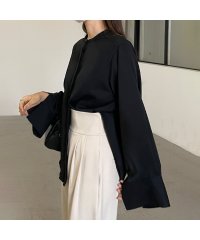 Louere/ルエレ Louere Louere バンドカラー比翼シャツ/505068352