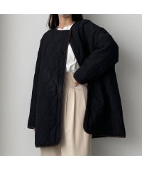 Louere/ルエレ Louere Louere 配色パイピングキルティングコート/505068361