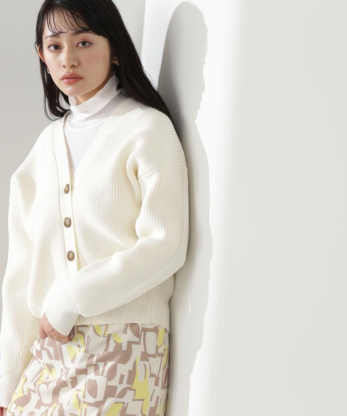 セール 30%OFF】スポンディッシュフォルムニットカーディガン