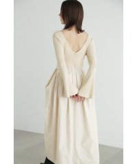 JILL STUART/タフタドッキングニットドレス/505068567