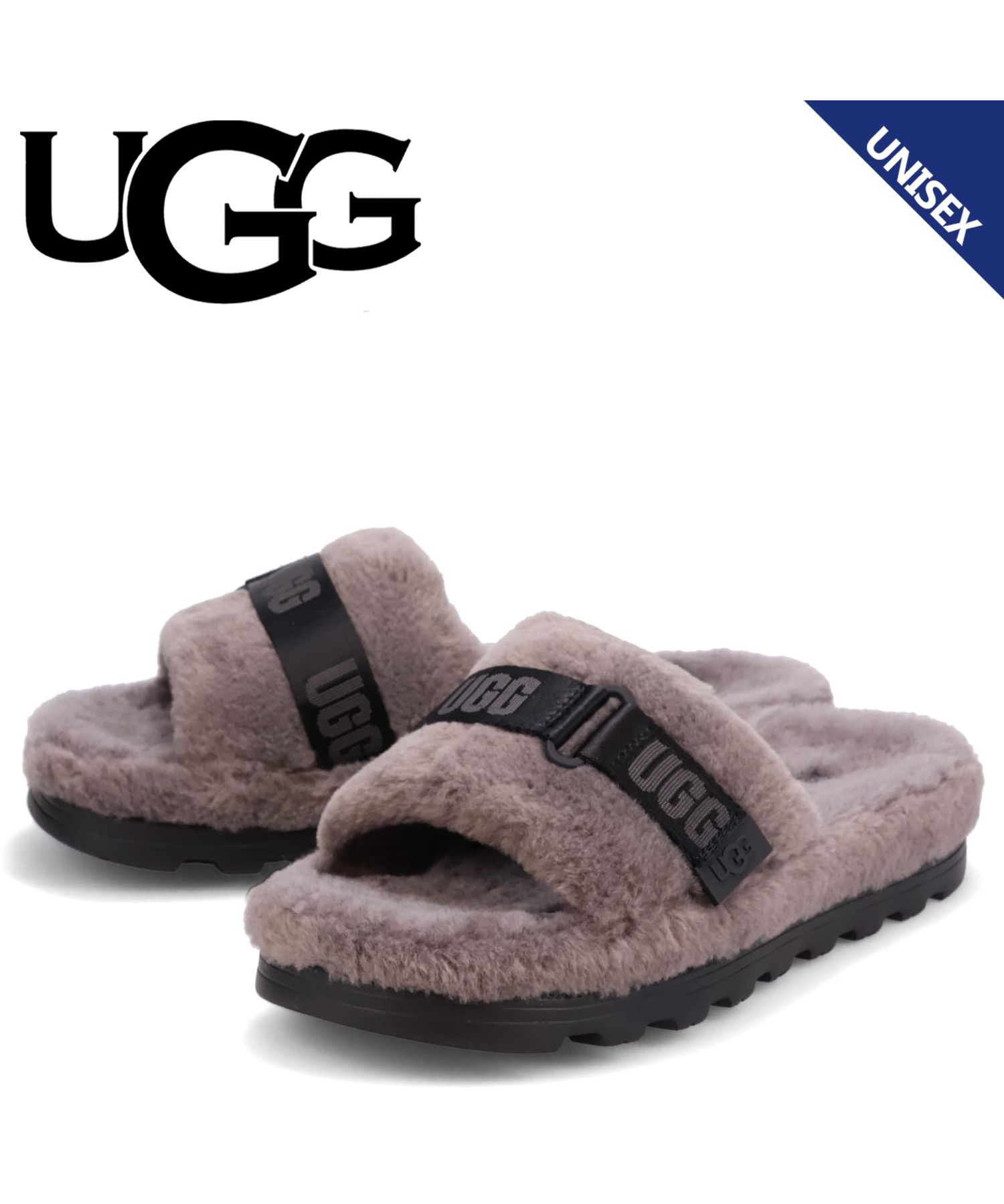 本日限定 UGG 厚底サンダル 25cm グレー