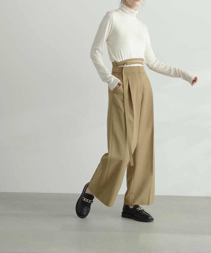 クーポン】【セール 60%OFF】ロングストラップベルトワイド