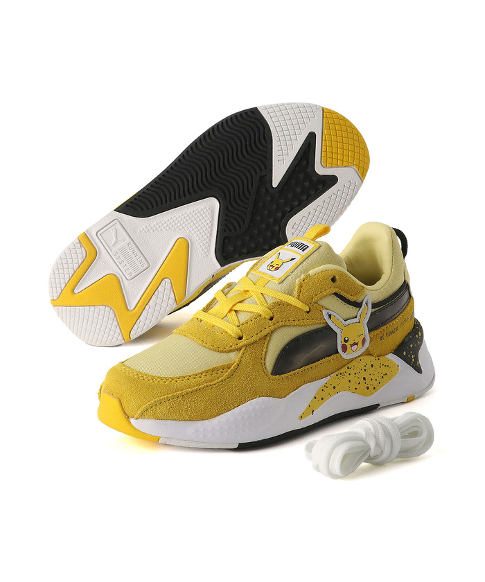 セール】キッズ PUMA x POKEMON ピカチュウ RS-X スニーカー 17-21cm