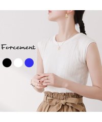 Forcement/フォースメント Forcement 女性らしく肌見せフレンチスリーブトップス/505016416