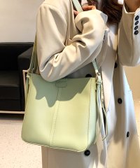 Amulet/ポーチ付きショルダーバッグ レディース バッグ 無地 セット商品 10代 20代 30代 韓国ファッション 韓国 オフィスカジュアル キレイめ 大人女子/505077569