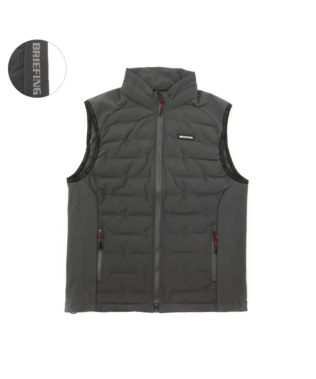 【美品】BRIEFINGブリーフィングMENS HYBRID DOWN VEST Amazon.co.jp: ブリーフィング ゴルフ ウェア メンズ