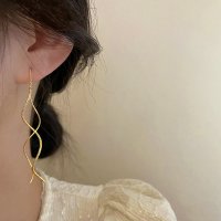 miniministore/揺れるチェーンピアス ロングピアス 上品/505081234