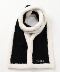 FURLA/フルラ FURLA WEB限定 ファー付き無地マフラー/505066169