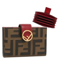 FENDI/フェンディ カードケース FFロゴ レッド レディース FENDI 8M0301 AAII F13VJ/505081002